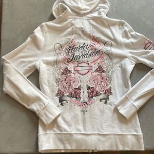 Harley Davidson womens zip up hoodie